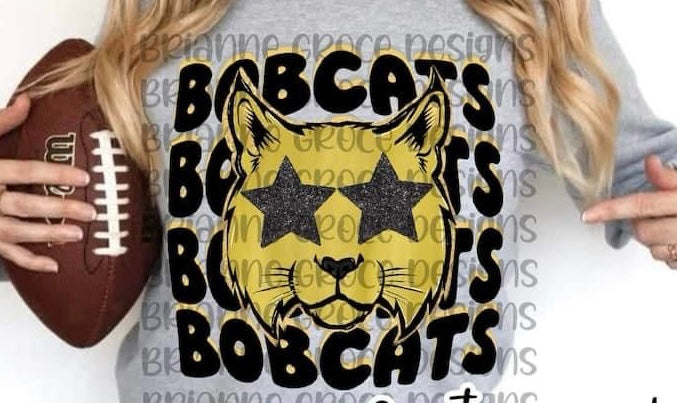 Bobcats multi preppy mascot