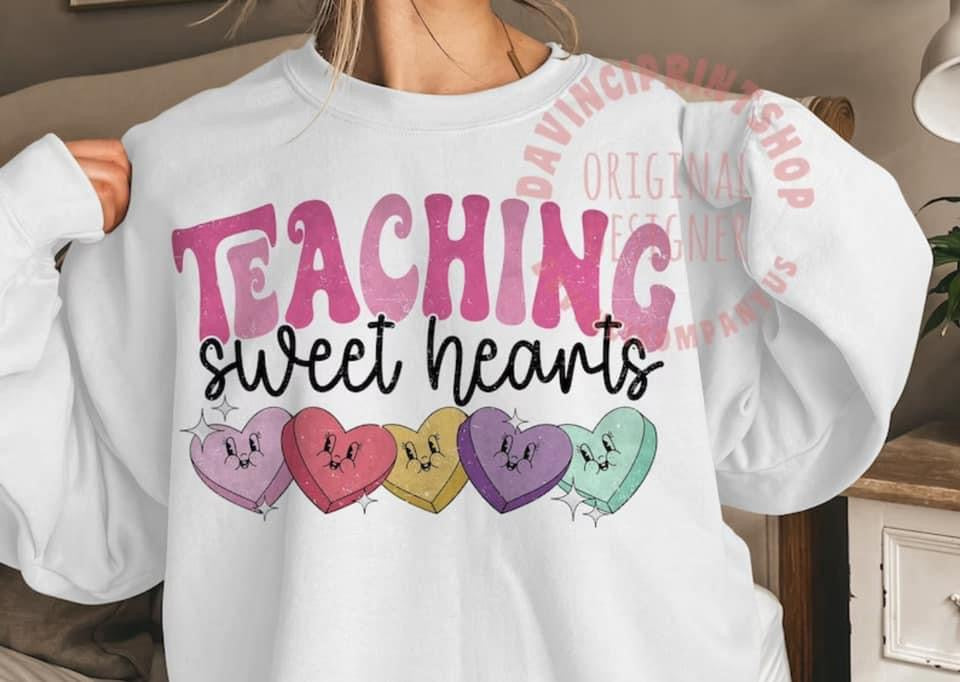 Teaching sweet hearts (candy design)