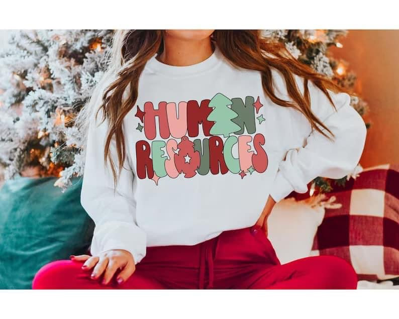 HUMAN RESOURCES Holiday Retro Christmas Font