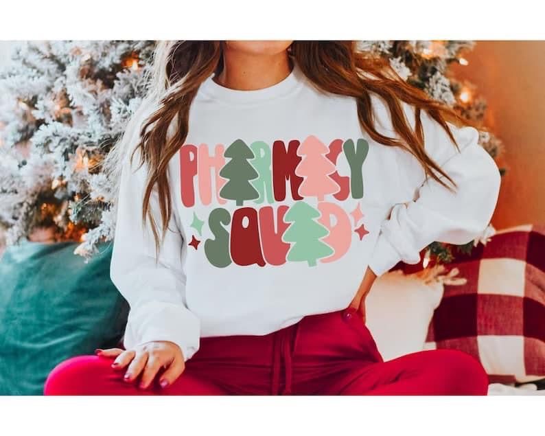PHARMACY SQUAD Holiday Retro Christmas Font