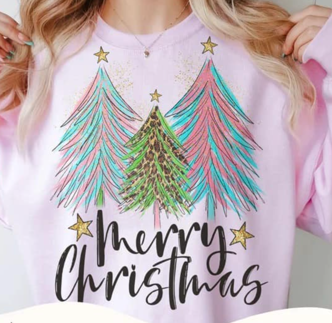 Merry Christmas Bright Trees