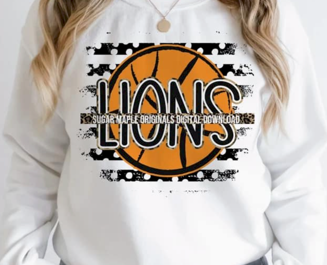 Lions Polka Dot Basketball