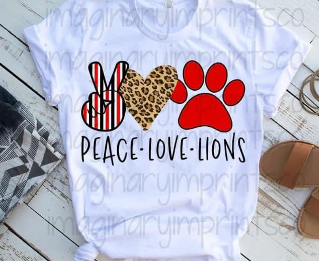 Peace, Love, Lions