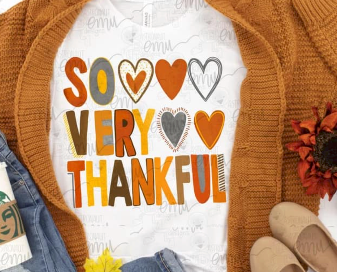 So Very Thankful Hearts