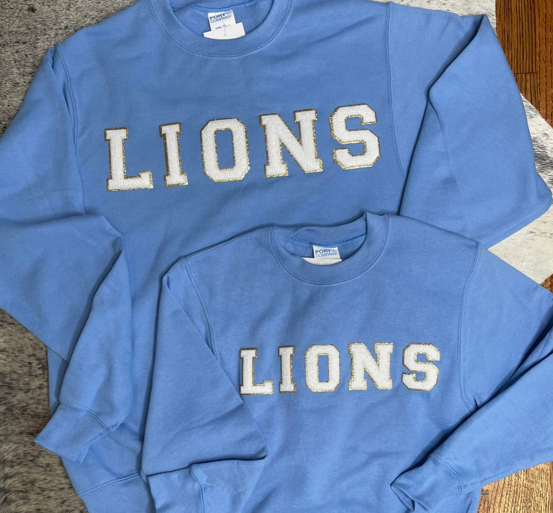 LIONS Chenille Patch Top