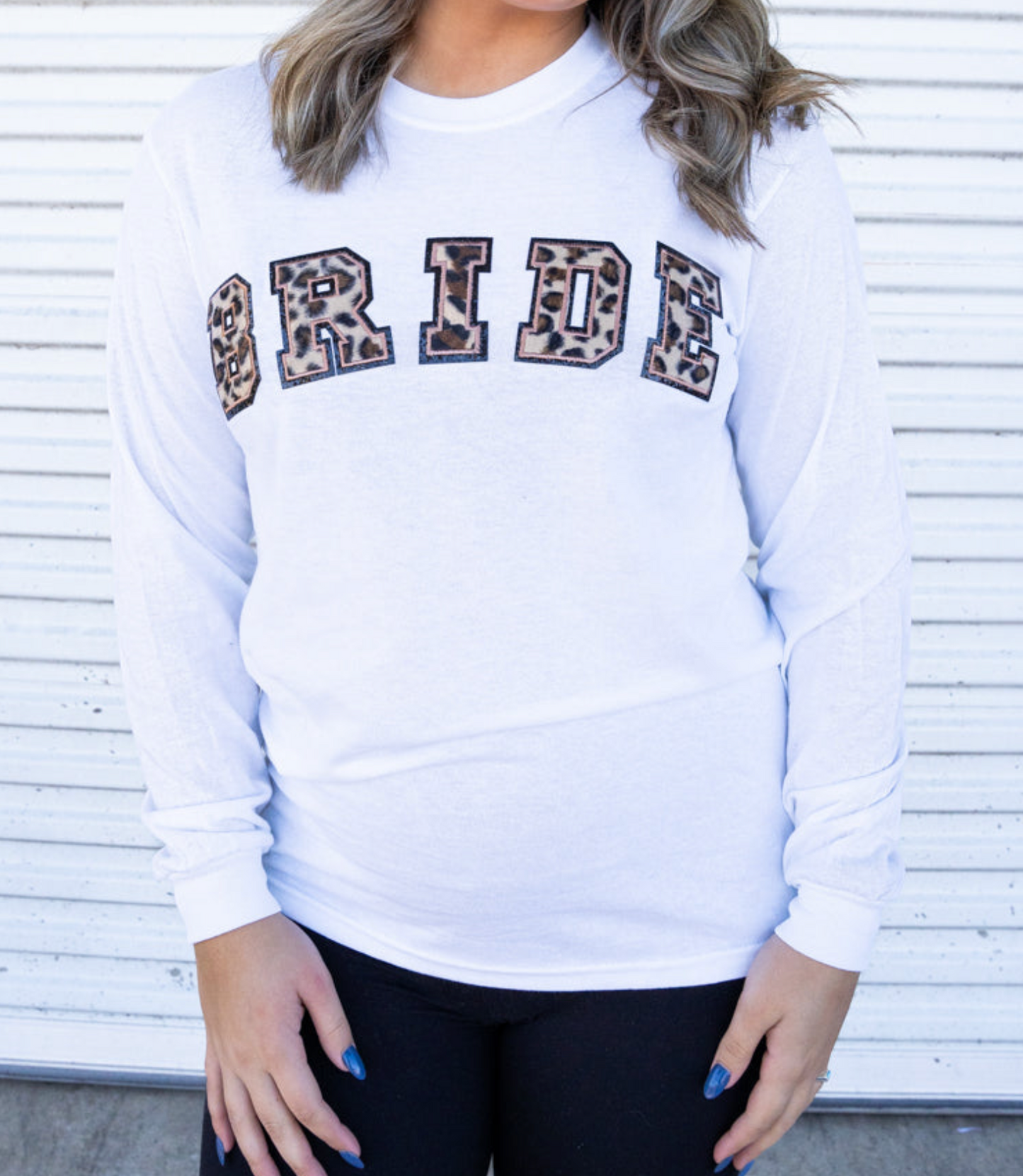 Leopard BRIDE Chenille Patch Top