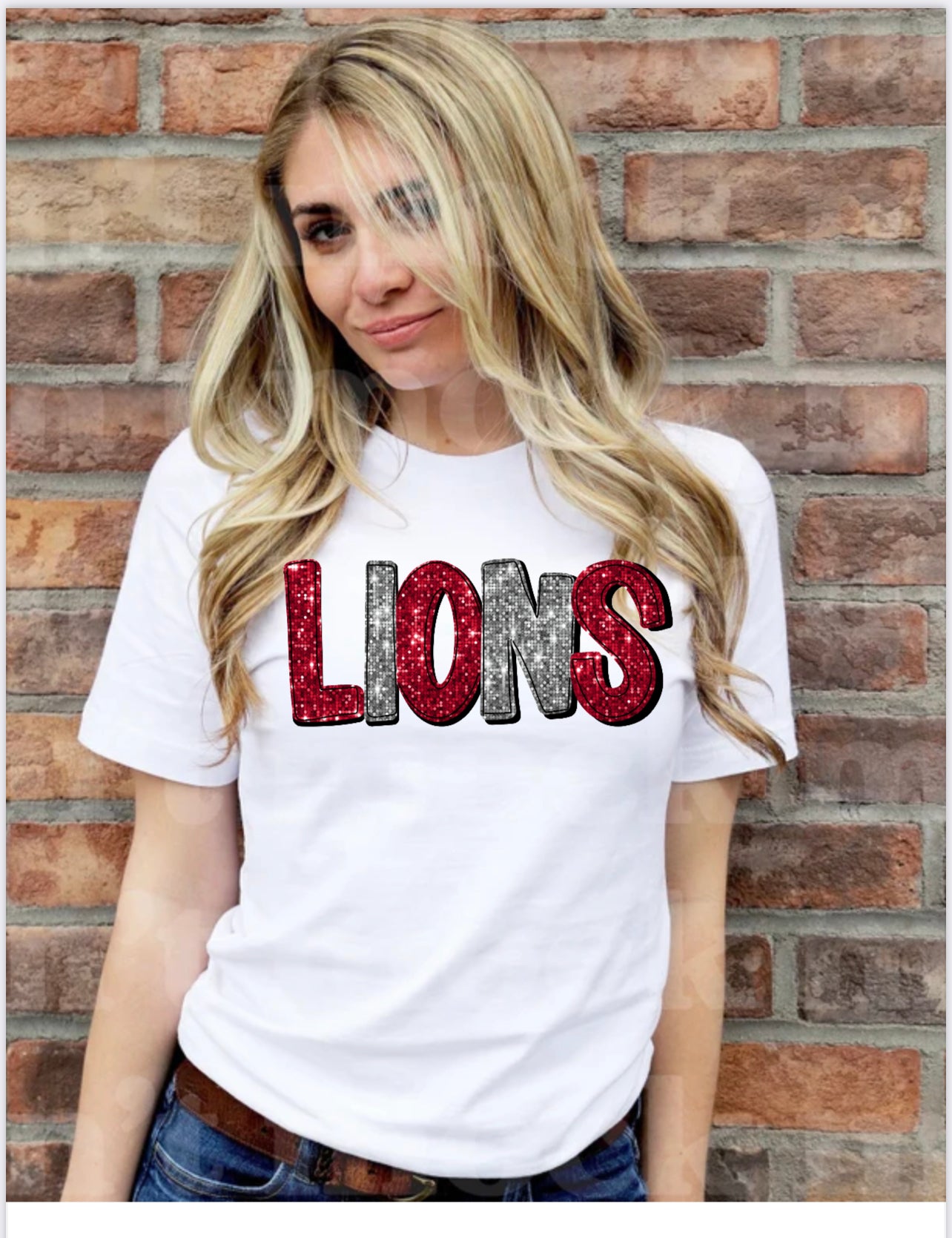Lions rhinestones