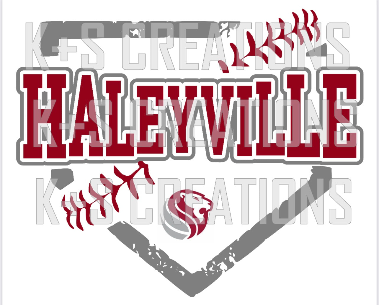 Haleyville home plate seam
