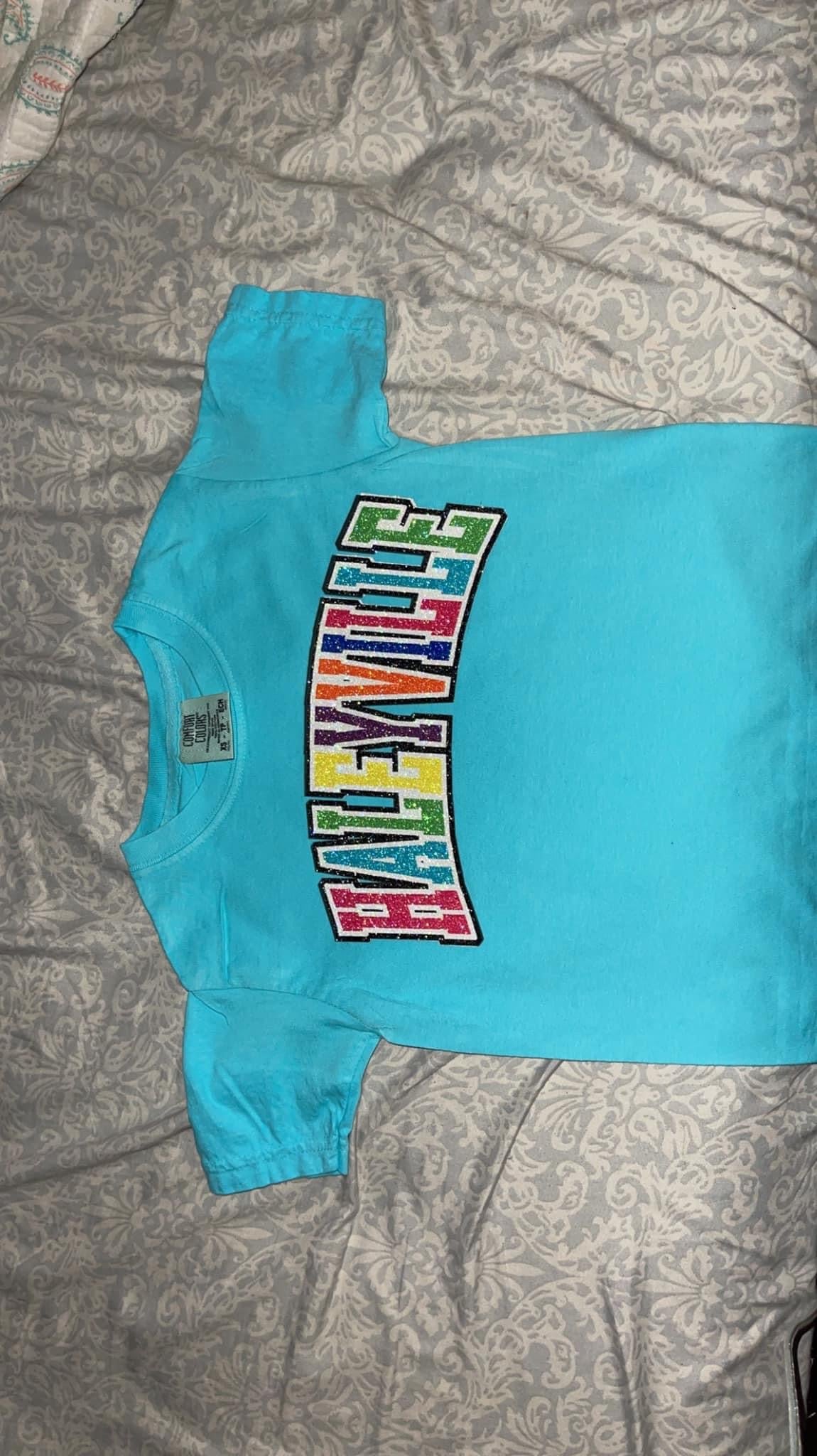 Haleyville colored glitter