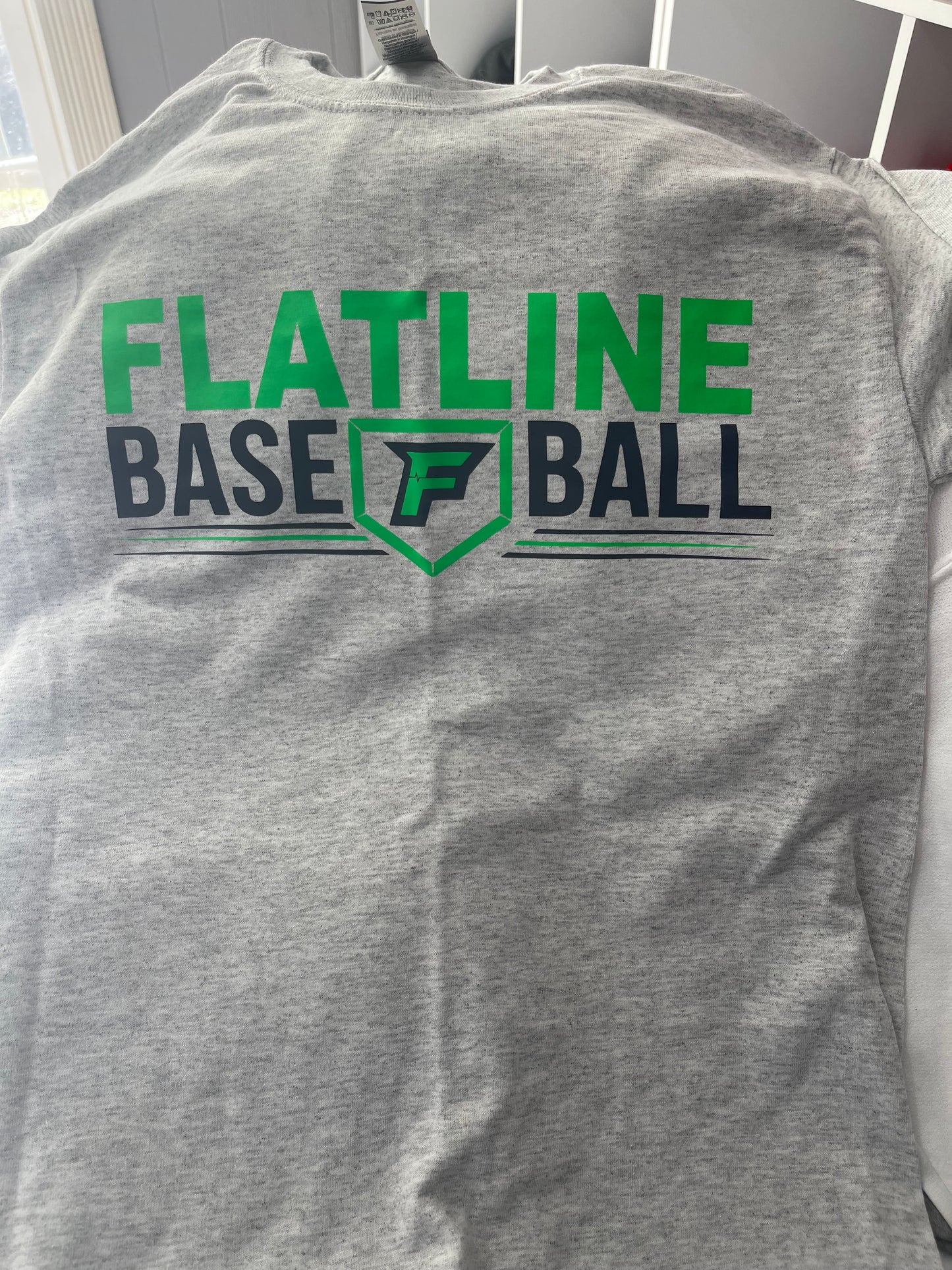 Flatline Baseball small logo underlined