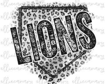 Lions leopard home plate