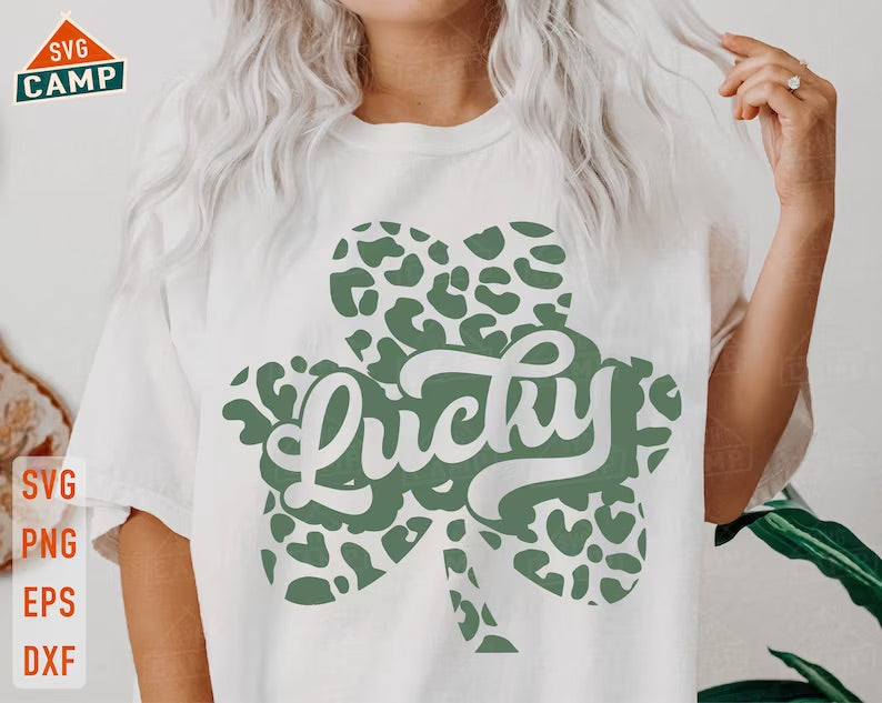 Lucky leopard shamrock
