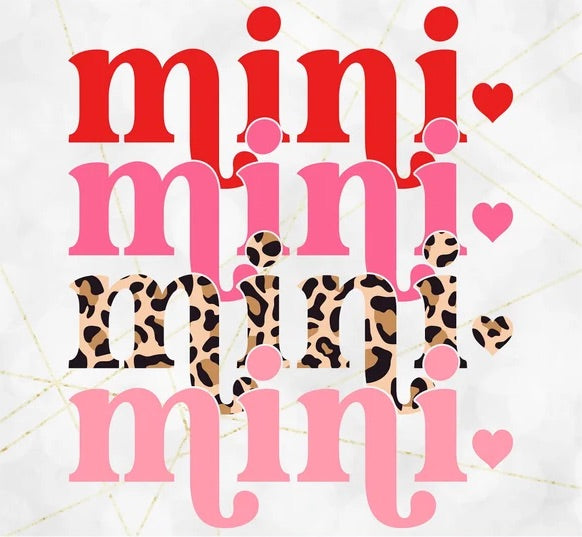 Mama/mini valentines