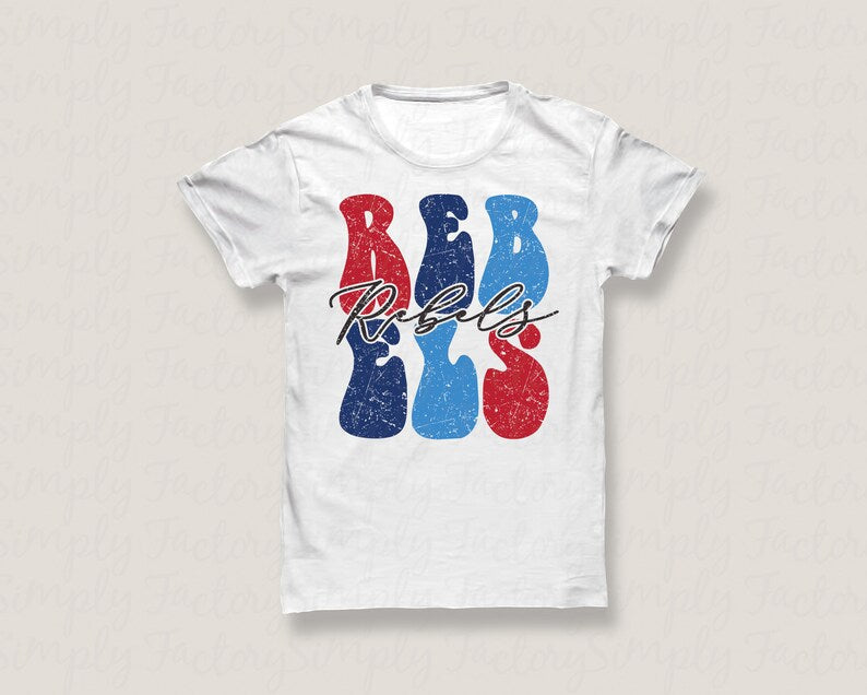 Rebels groovy font