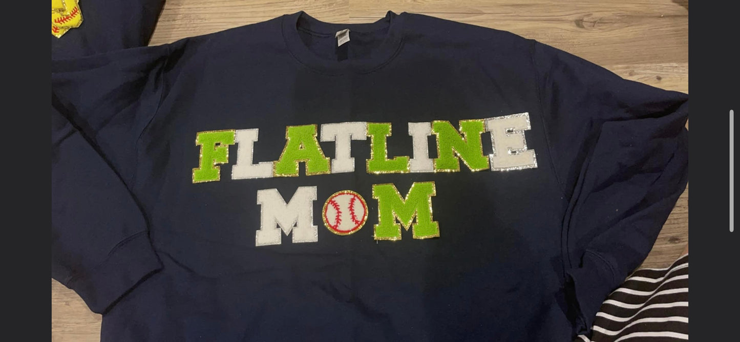 FLATLINE Chenille patch top