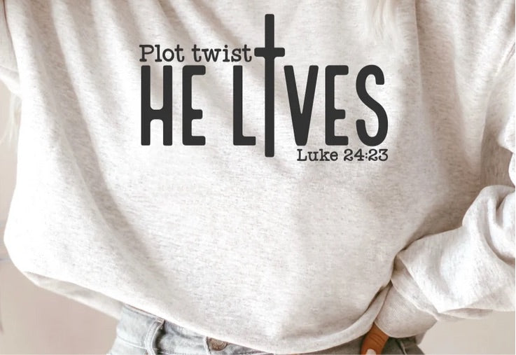 He lives