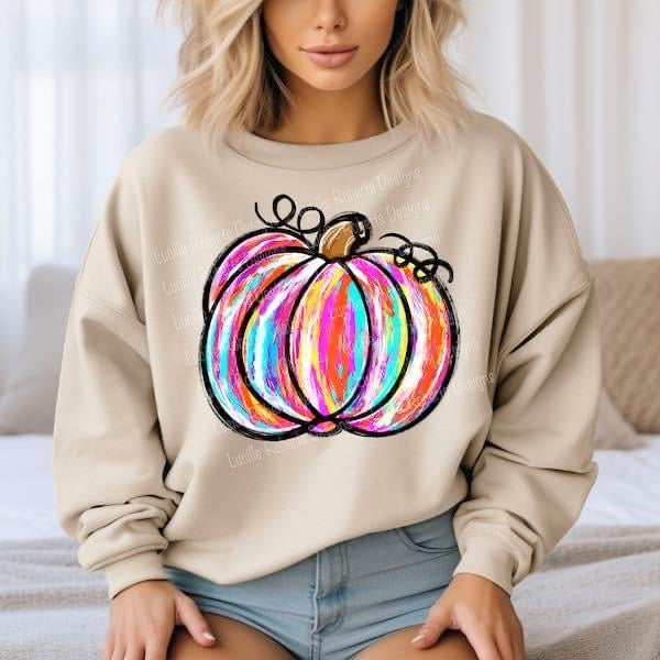 Painted pumpkin