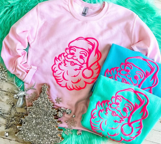 Puff vinyl retro Santa
