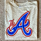 Leopard Atlanta Braves puff vinyl