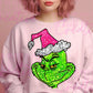 Faux glitter GRINCH