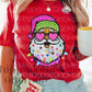 Faux glitter Santa
