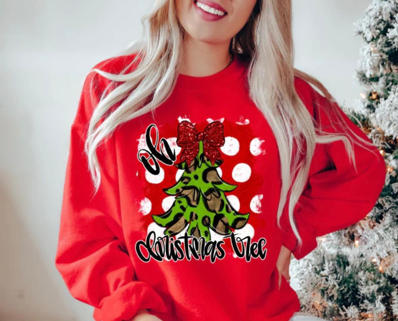 Oh Christmas Tree leopard