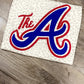 Leopard Atlanta Braves puff vinyl