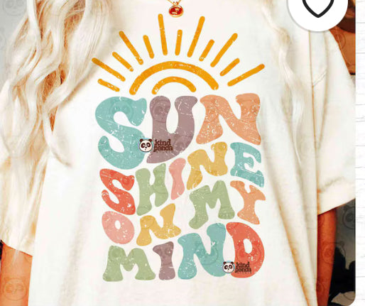 Sunshine on my mind