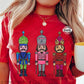 Faux glitter Nutcrackers