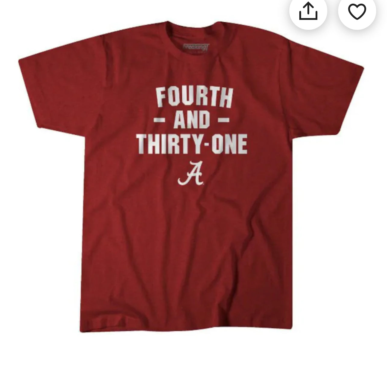 Fourth and thirty one