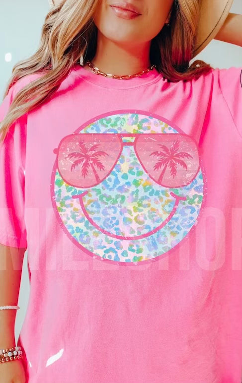 Palm tree smiley face