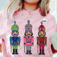 Faux glitter Nutcrackers
