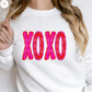 XOXO FAUX GLITTER