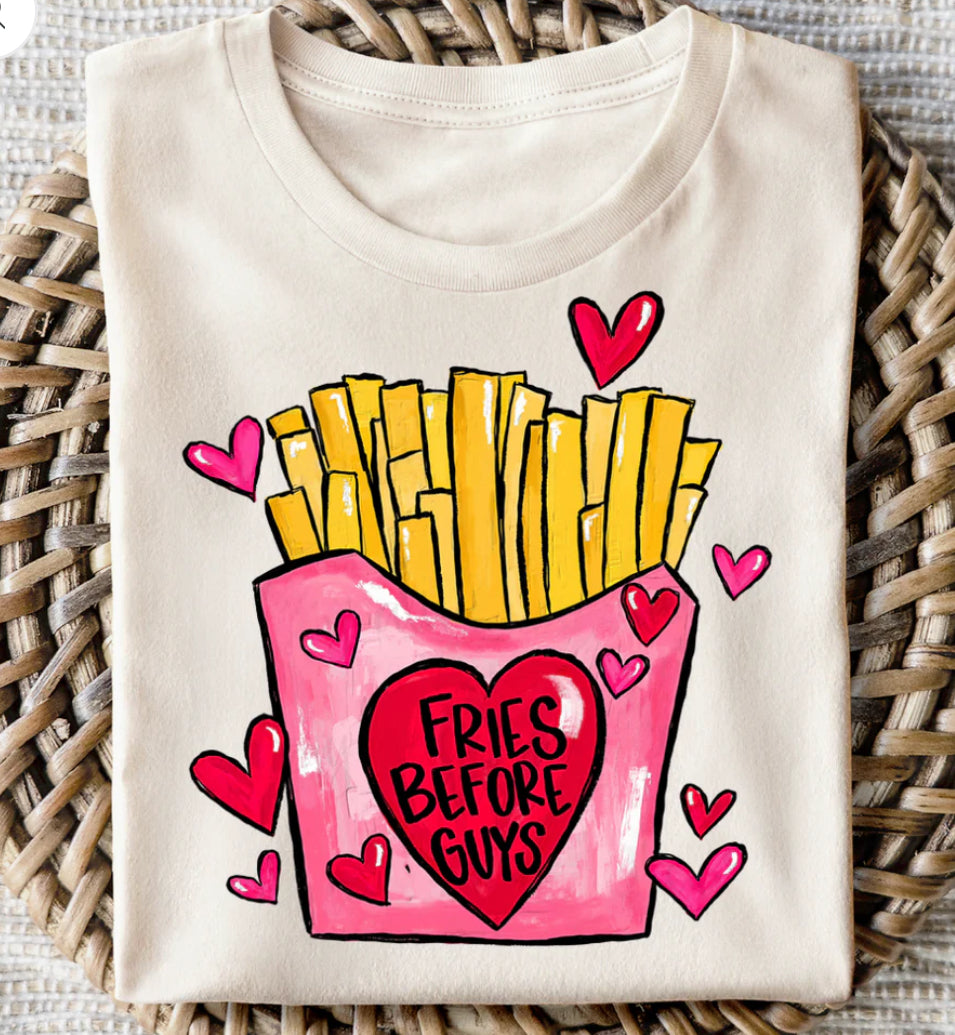 Fries before guys