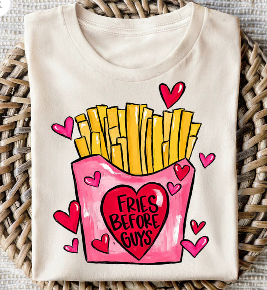 Fries before guys