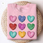 Watercolor hearts