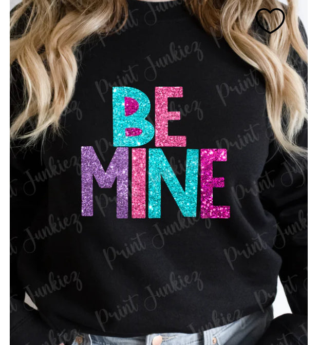Be mine glitter