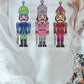 Faux glitter Nutcrackers