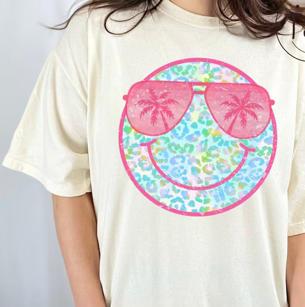 Palm tree smiley face