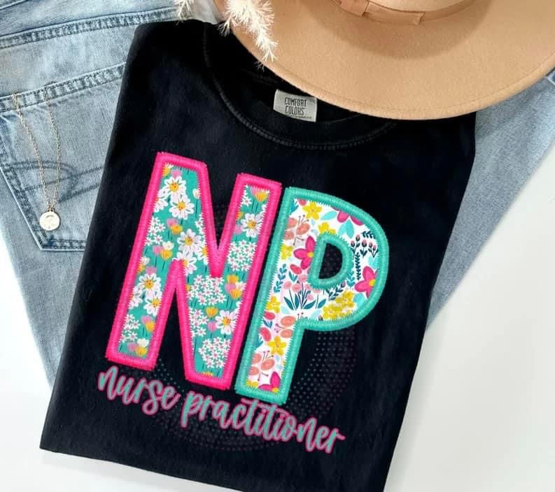 NP spring faux embroidery