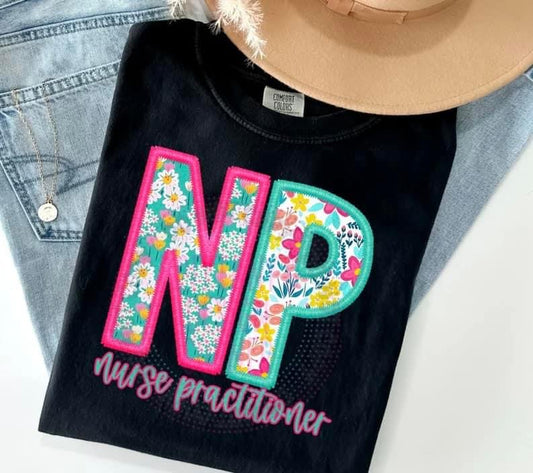 NP spring faux embroidery