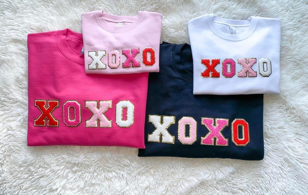 XOXO chenille patch