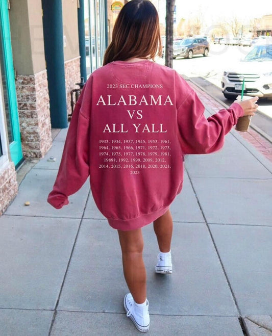 Alabama vs. All Yall