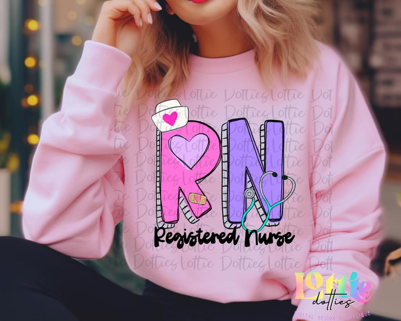 RN pink heart