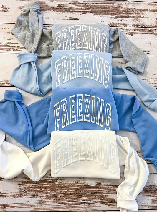 Freezing- block puff vinyl