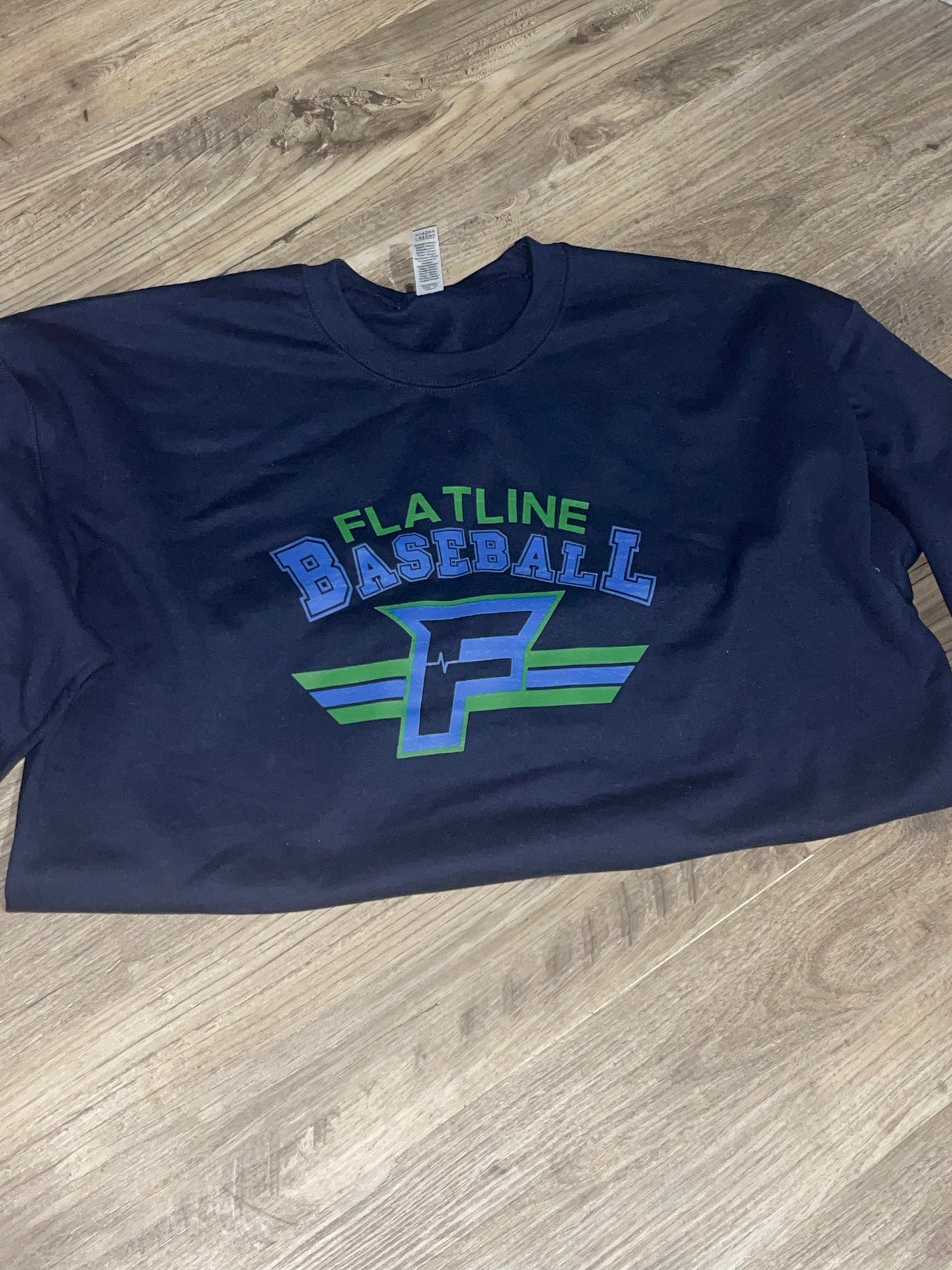 Flatline Baseball — retro style