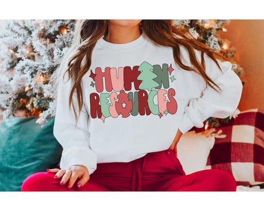 HUMAN RESOURCES Holiday Retro Christmas Font