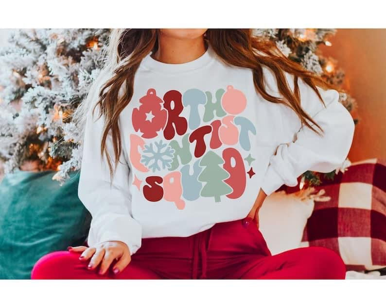 ORTHODONTIST SQUAD Holiday Retro Christmas Font