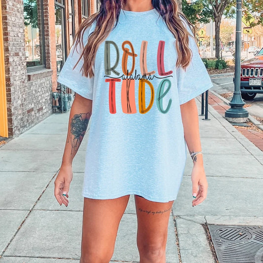Roll Tide multi color