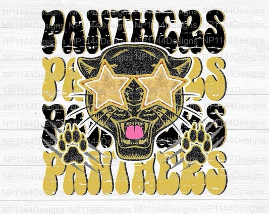 Panthers preppy mascot